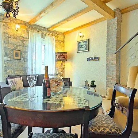 別荘 Rustikales Steinhaus Nur 300 Meter Zum Mit Meerblick, Grill, Terrasse *
